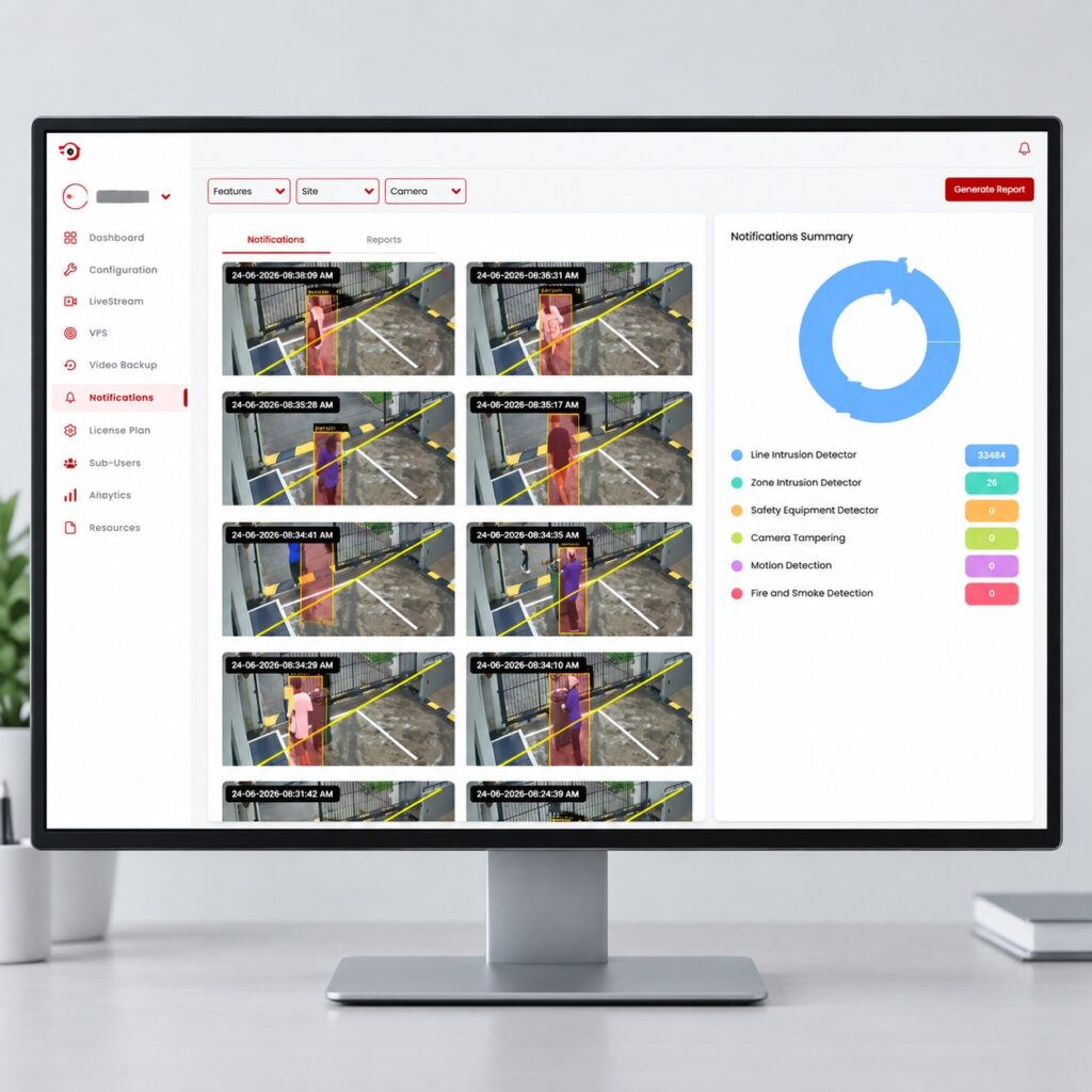 Virtual Patrol AI Dashboard